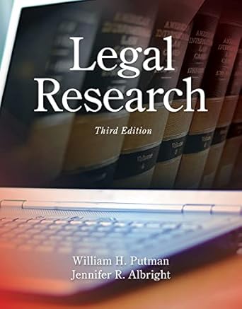 legal research 1st edition william putman ,jennifer albright 1285439937, 978-1285439938
