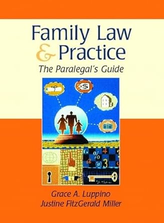 family law and practice the paralegals guide 1st edition grace a luppino ,justine fitzgerald miller