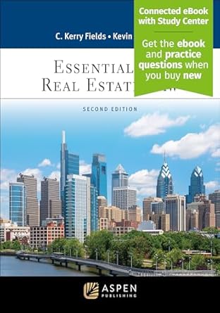 essentials of real estate law connected ebook with study center 1st edition c kerry fields ,kevin c fields