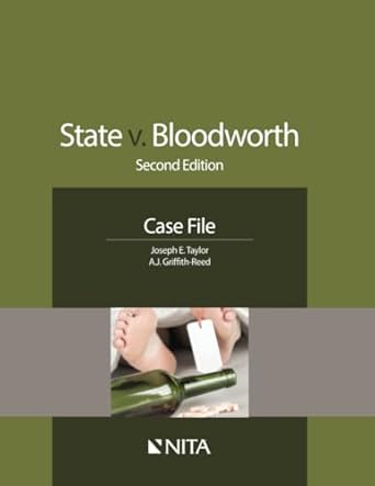 state v bloodworth   case file 1st edition taylor 1601565836, 978-1601565839