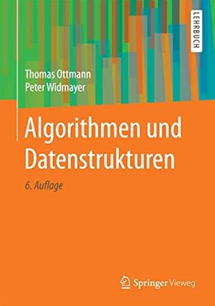 algorithmen und datenstrukturen 1st edition thomas ottmann ,peter widmayer 3662556499, 978-3662556498