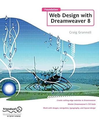 foundation web design with dreamweaver 8 1st edition craig grannell 159059567x, 978-1590595671