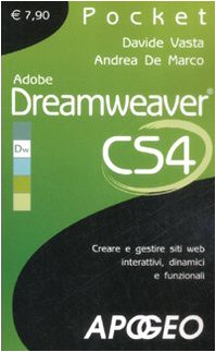 adobe dreamweaver cs4 1st edition andrea de marco davide vasta 8850328591, 978-8850328598