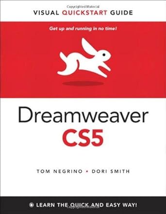 dreamweaver cs5 visual quickstart guide 1st edition tom negrino ,dori smith 032170357x, 978-0321703576