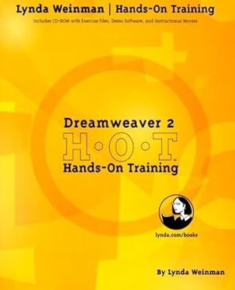 dreamweaver 2 0 hands on training 1st edition lynda weinman 0201354527, 978-0201354522