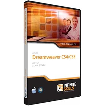 adobe dreamweaver cs4 cs3 training cd video 1st edition infiniteskills 0981176860, 978-0981176864