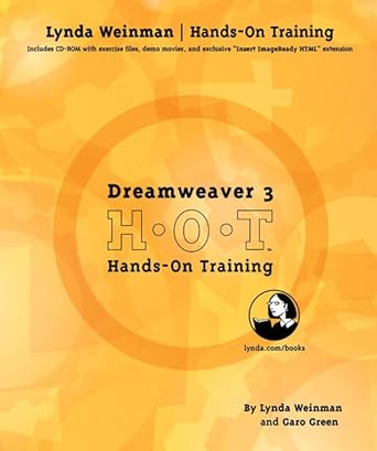 dreamweaver 3 hands on training 1st edition lynda weinman ,garo green 0201702762, 978-0201702767