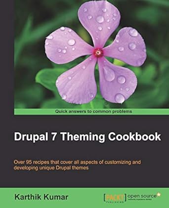 drupal 7 theming cookbook 1st edition karthik kumar 1849516766, 978-1849516761