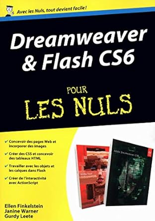 dreamweaver et flash cs6 megapoche pour les nuls 1st edition ellen finkelstein ,janine warner ,gurdy leete