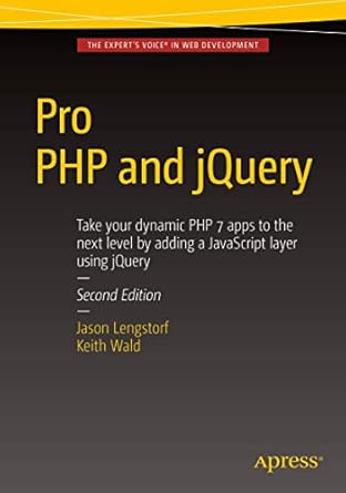 pro php and jquery 1st edition keith wald ,jason lengstorf 1484212312, 978-1484212318