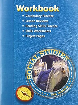 the world workbook 1st edition scott foresman 0328081817, 978-0328081813
