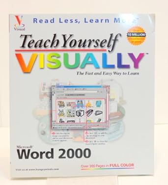 teach yourself microsoft word 2000 visually 1st edition ruth maran 0764560557, 978-0764560552