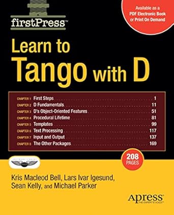 learn to tango with d 1st edition kris bell ,lars ivar igesund ,sean kelly ,erik parker 1590599608,