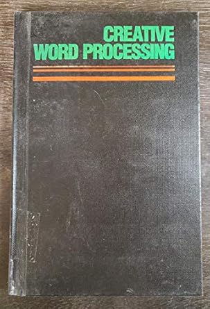 creative word processing 1st edition vivian dubrovin 053110334x, 978-0531103340