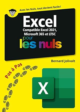 excel 2021 pas a pas pour les nuls 1st edition bernard jolivalt 2412077436, 978-2412077436