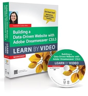 building a data driven website with adobe dreamweaver cs5 5 learn by video workshop 1st edition video2brain
