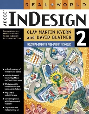 real world adobe indesign 2 1st edition olav kvern ,david blatner 0201773171, 978-0201773170