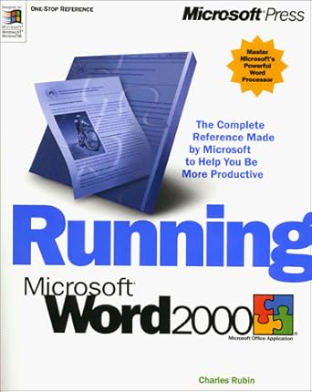 running microsoft word 2000 1st edition charles rubin ,b russell 1572319437, 978-1572319431