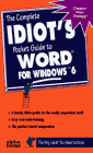 the complete idiots pocket guide to word for windows 1st edition sherry kinkoph 1567613683, 978-1567613681