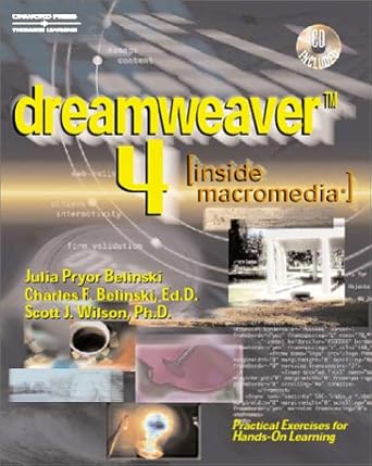 dreamweaver 4 inside macromedia 1st edition julia pryor belinski ,charles f belinski ,scott j wilson