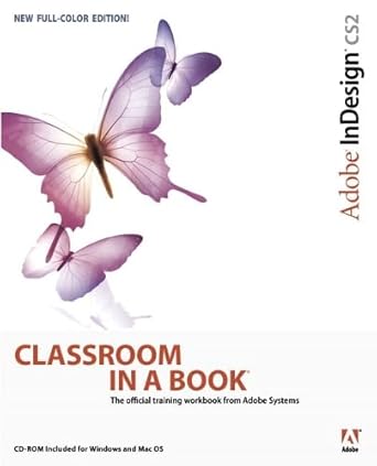 adobe indesign cs2 classroom in a book 1st edition adobe 0321321855, 978-0321321855