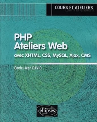 php ateliers web 1st edition daniel jean david 2729842470, 978-2729842475