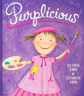 purplicious a paper over board book for kids 1st edition victoria kann ,elizabeth kann 0063437015,