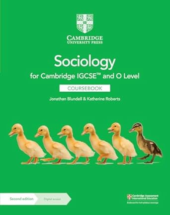 cambridge igcse and o level sociology coursebook with digital access 1st edition jonathan blundell ,katherine