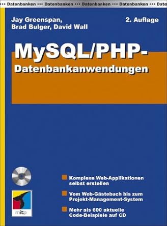 mysql/php datenbankanwendungen 1st edition david wall 382661318x, 978-3826613180