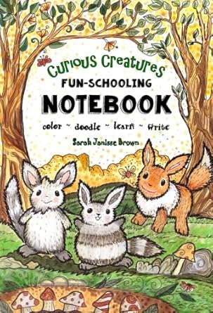 curious creatures fun schooling notebook dyslexia games presents color doodle learn and write ages 5 to 10