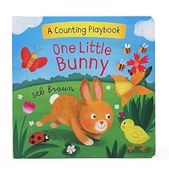 one little bunny a counting playbook childrens board book gifts for easter baskets and springtime fun ages 1