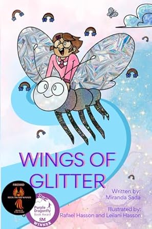 wings of glitter childrens book illustrated easy beginning reader imagination mathematics and butterflies 1st