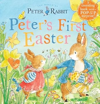 peters first easter a counting book with a pop up surprise 1st edition beatrix potter 0241657334,