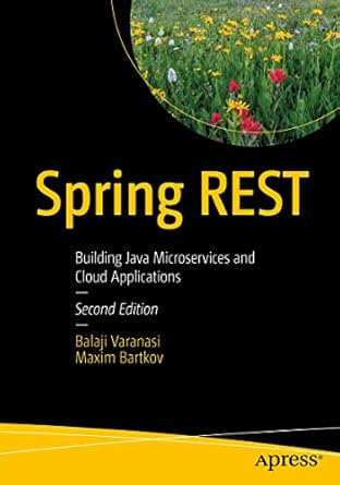spring rest building java microservices and cloud applications 1st edition balaji varanasi ,maxim bartkov
