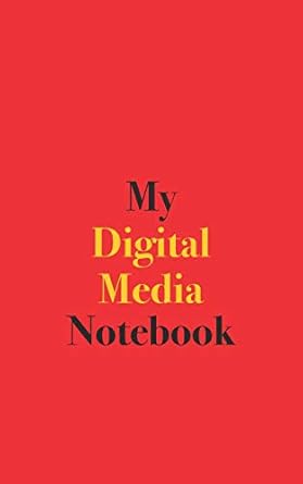 my digital media notebook blank lined notebook for digital media 1st edition bamboo umbrella books