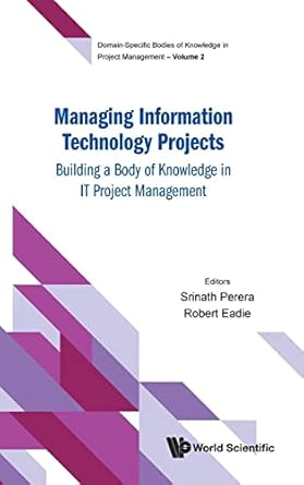 managing information technology projects building a body of knowledge in it project management 1st edition