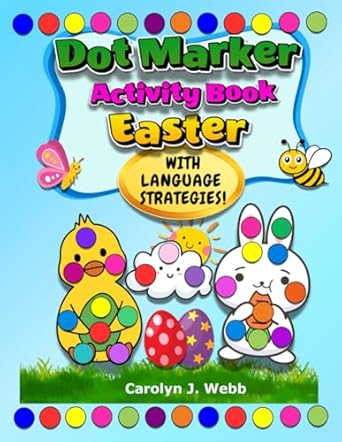 dot marker activity book easter easy guided big dots for toddlers preschool kindergarten and holiday coloring