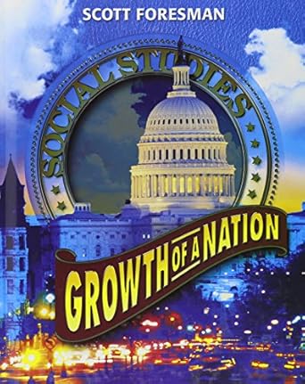 growth of a nation 1st edition scott foresman 0328075744, 978-0328075744