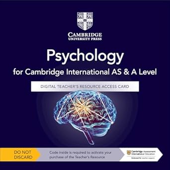 cambridge international as and a level psychology digital teachers resource access card 1st edition kirsty