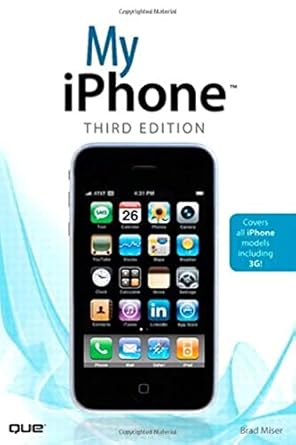 my iphone 1st edition brad miser 0789742314, 978-0789742315