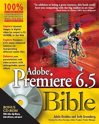adobe premiere 6 5 bible 1st edition adele droblas ,seth greenberg 0764518305, 978-0764518300
