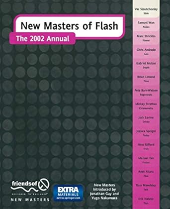 new masters of flash the 2002 annual 1st edition hoss gifford ,manny tan ,yugo nakamura ,amit pitaru ,jessica