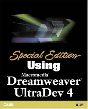 using macromedia dreamweaver ultradev 4 1st edition priya muralimohan ,kalawati shankar ,mridula varghese