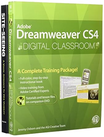 dreamweaver cs4 digital classroom with site seeing set 1st edition jeremy osborn 0470644087, 978-0470644089