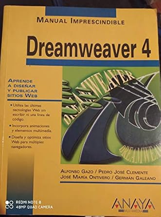dreamweaver 4 1st edition alfonso gazo 8441511535, 978-8441511538