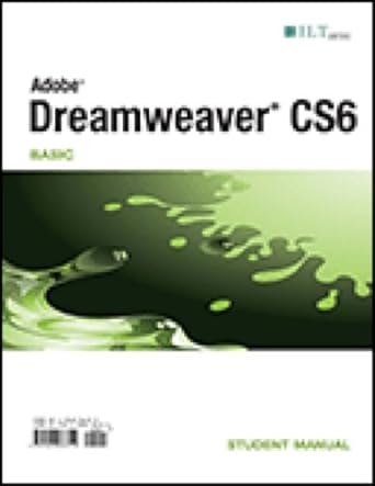 dreamweaver cs6 basic student manual 1st edition  1426036558, 978-1426036552