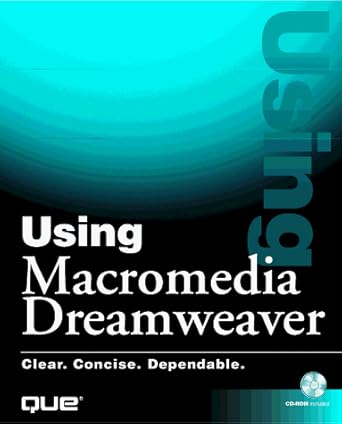 using macromedia dreamweaver 1 2 1st edition rick darnell ,tim webster 0789716267, 978-0789716262