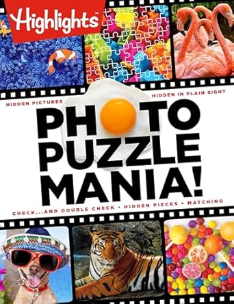 photo puzzlemania activity books 1st edition highlights 1684372011, 978-1684372010