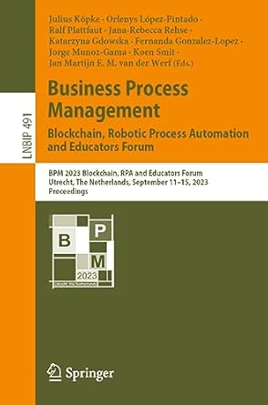 business process management blockchain robotic process automation and educators forum bpm 2023 blockchain rpa