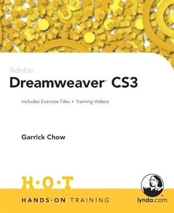adobe dreamweaver cs3 includes exercise files and demo movies 1st edition garrick chow 0321509854,